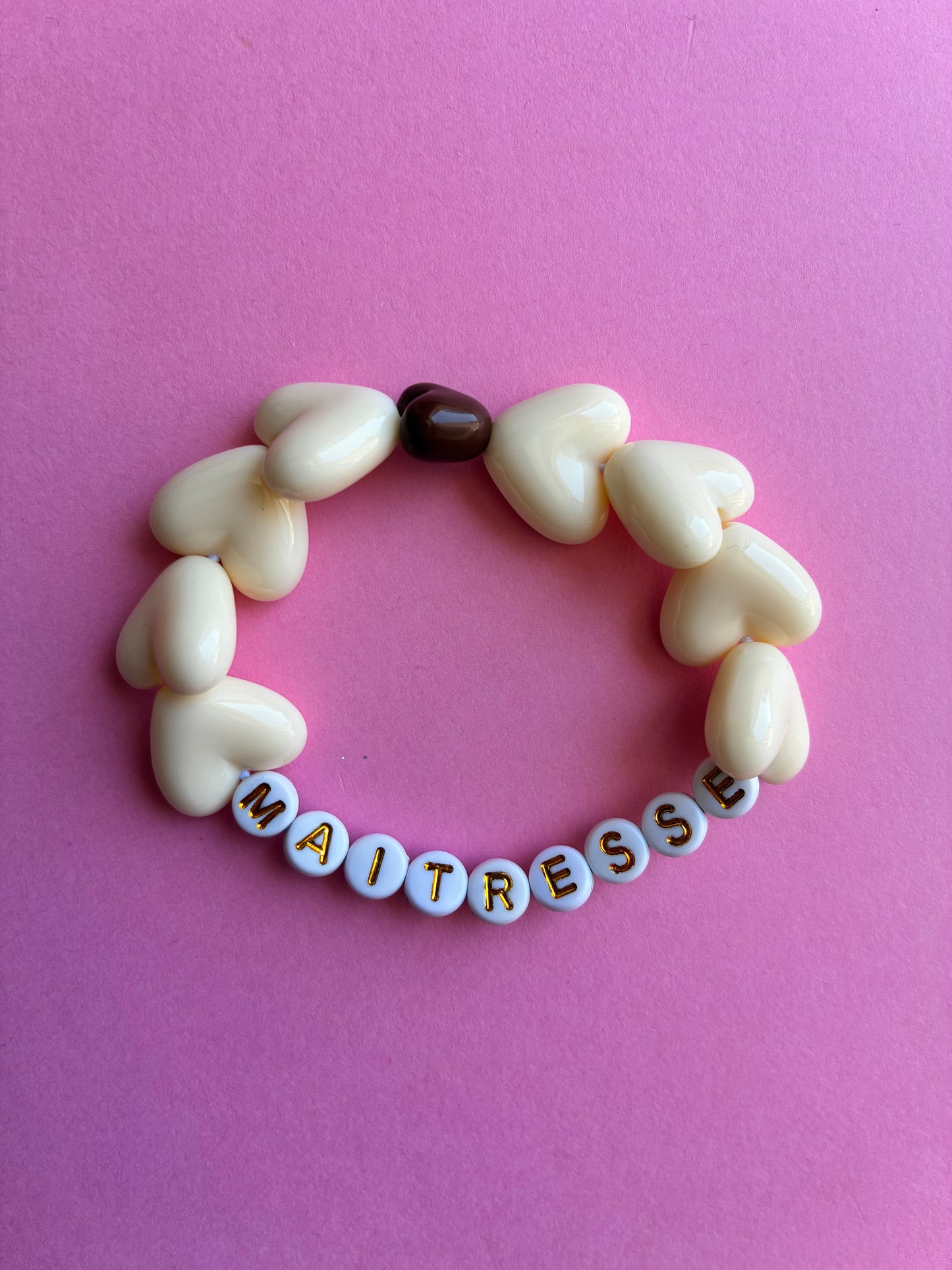 Bracelet Maîtresse beige