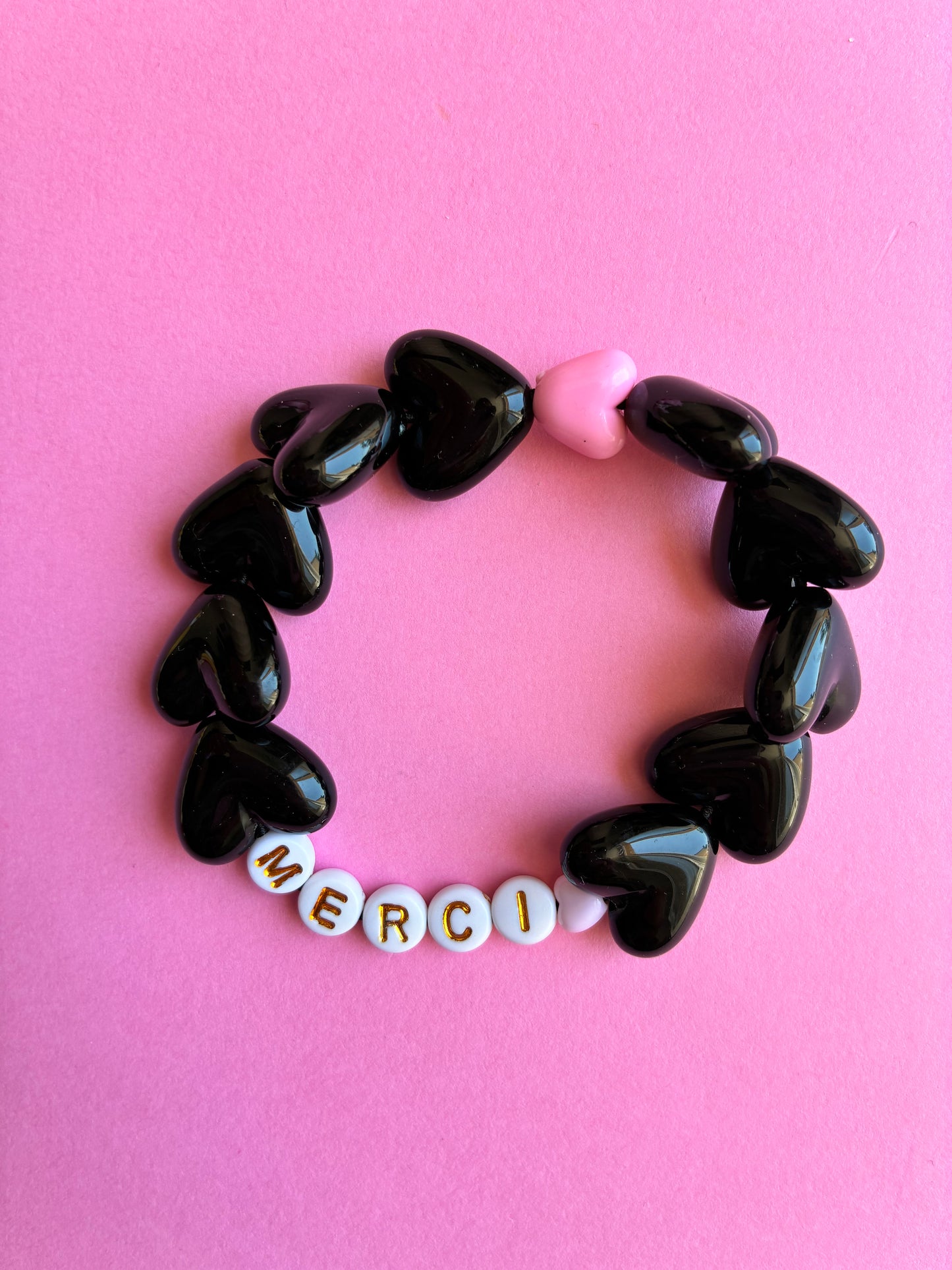 Bracelet Merci noir