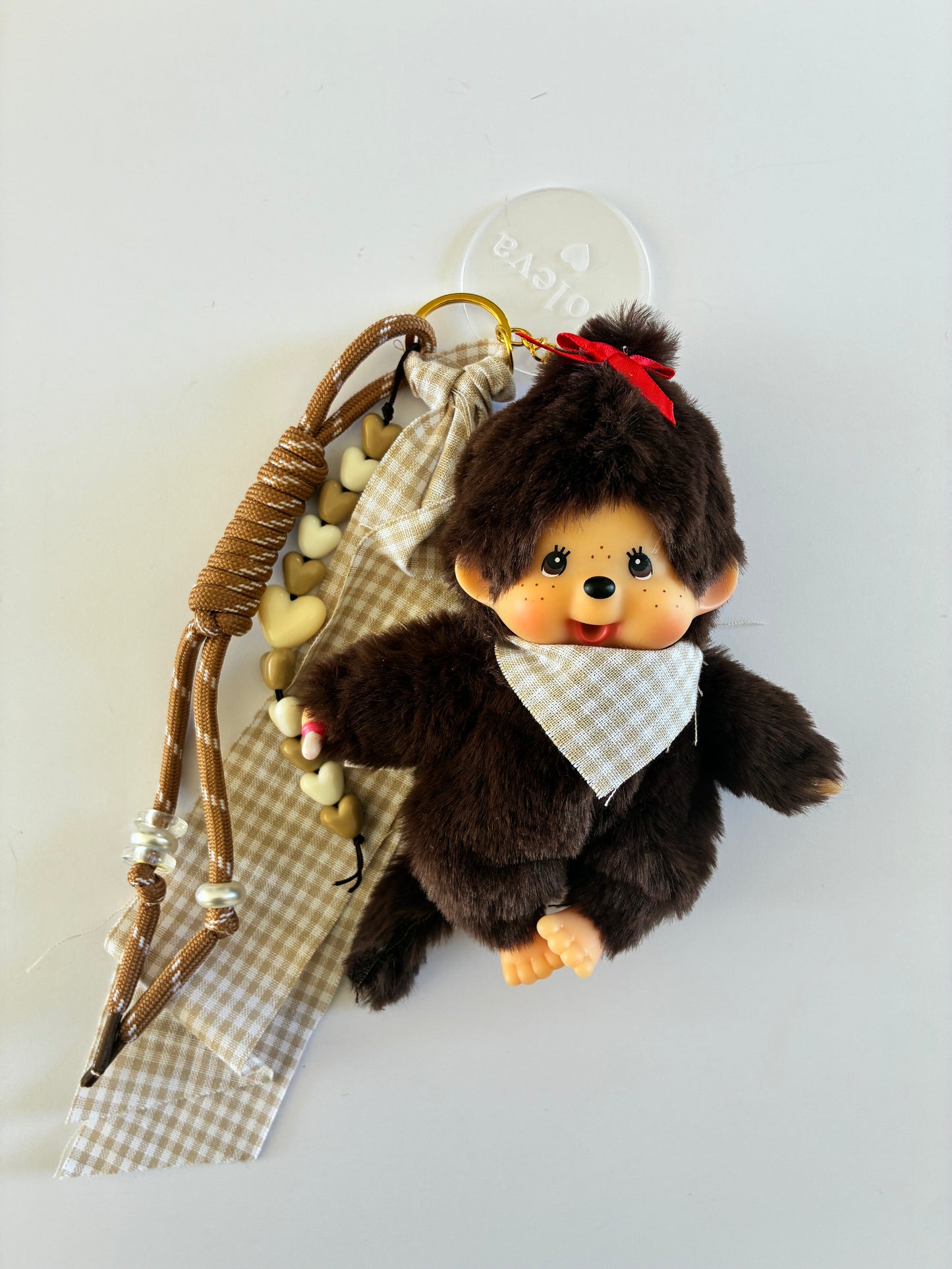 Monchhichi Vichy Beige