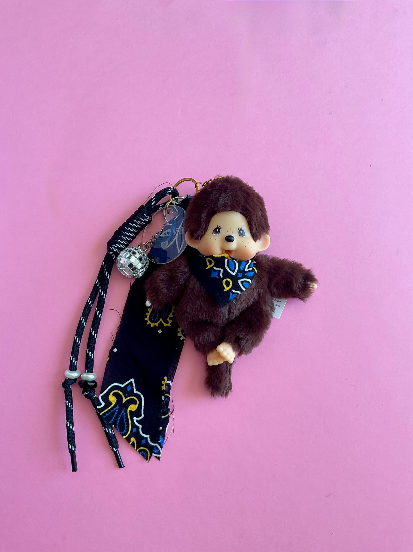 Monchhichi bandana noir