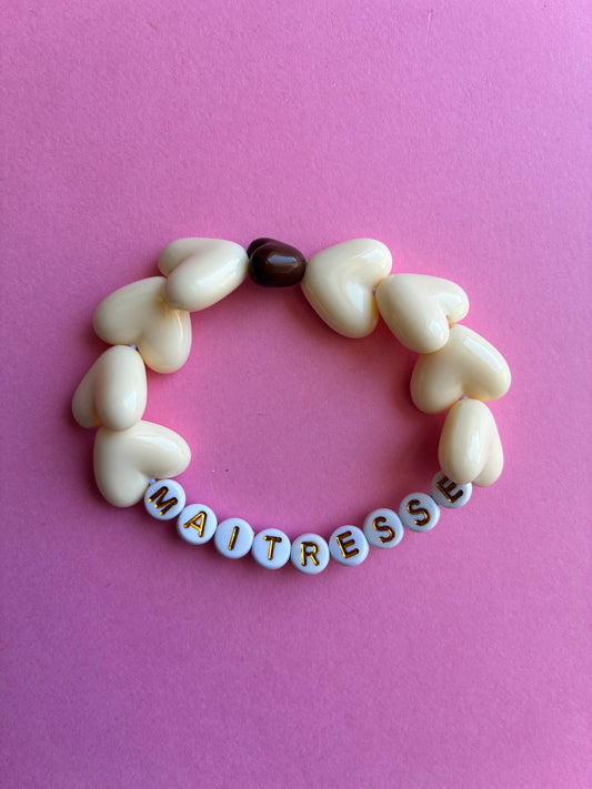 Bracelet Maîtresse beige