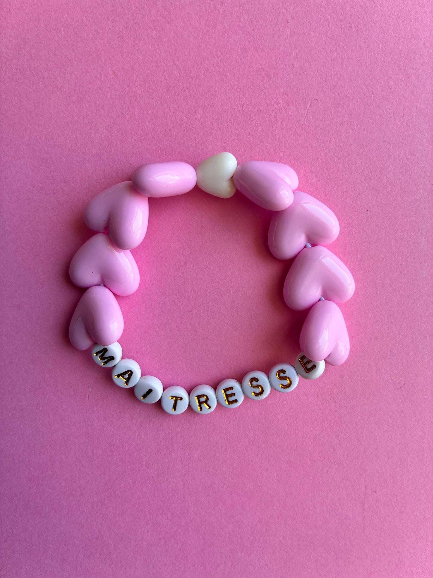 Bracelet Maîtresse rose